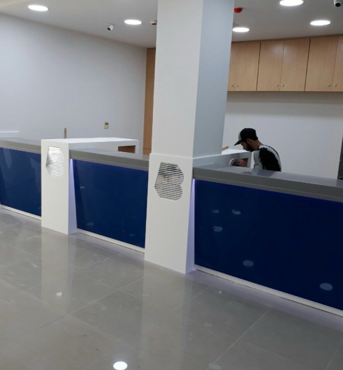 Halcom inov réalisation corian